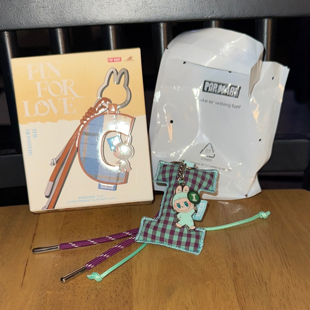 Pin For Love pendant letter I